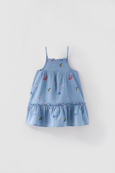EMBROIDERED DENIM DRESS - LIMITED EDITION