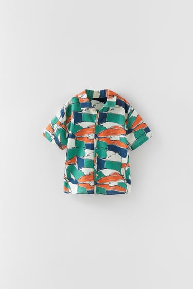 Image 0 of COLOURED SHIRT from Zara