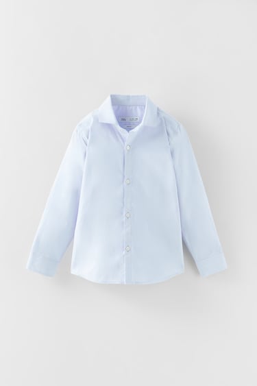 Image 0 of SLIM FIT TEXTURED WEAVE SHIRT from Zara