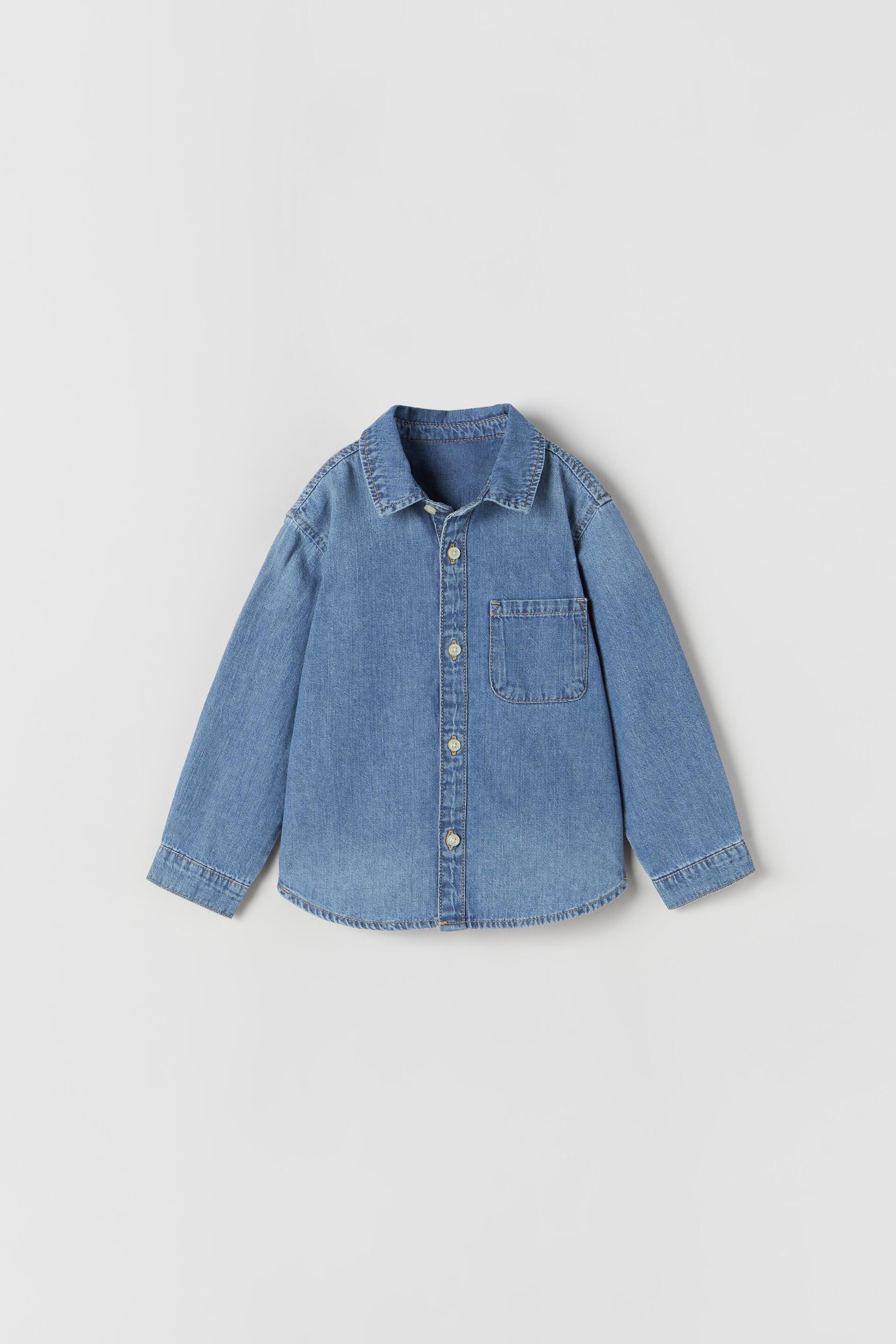 zara denim shirt