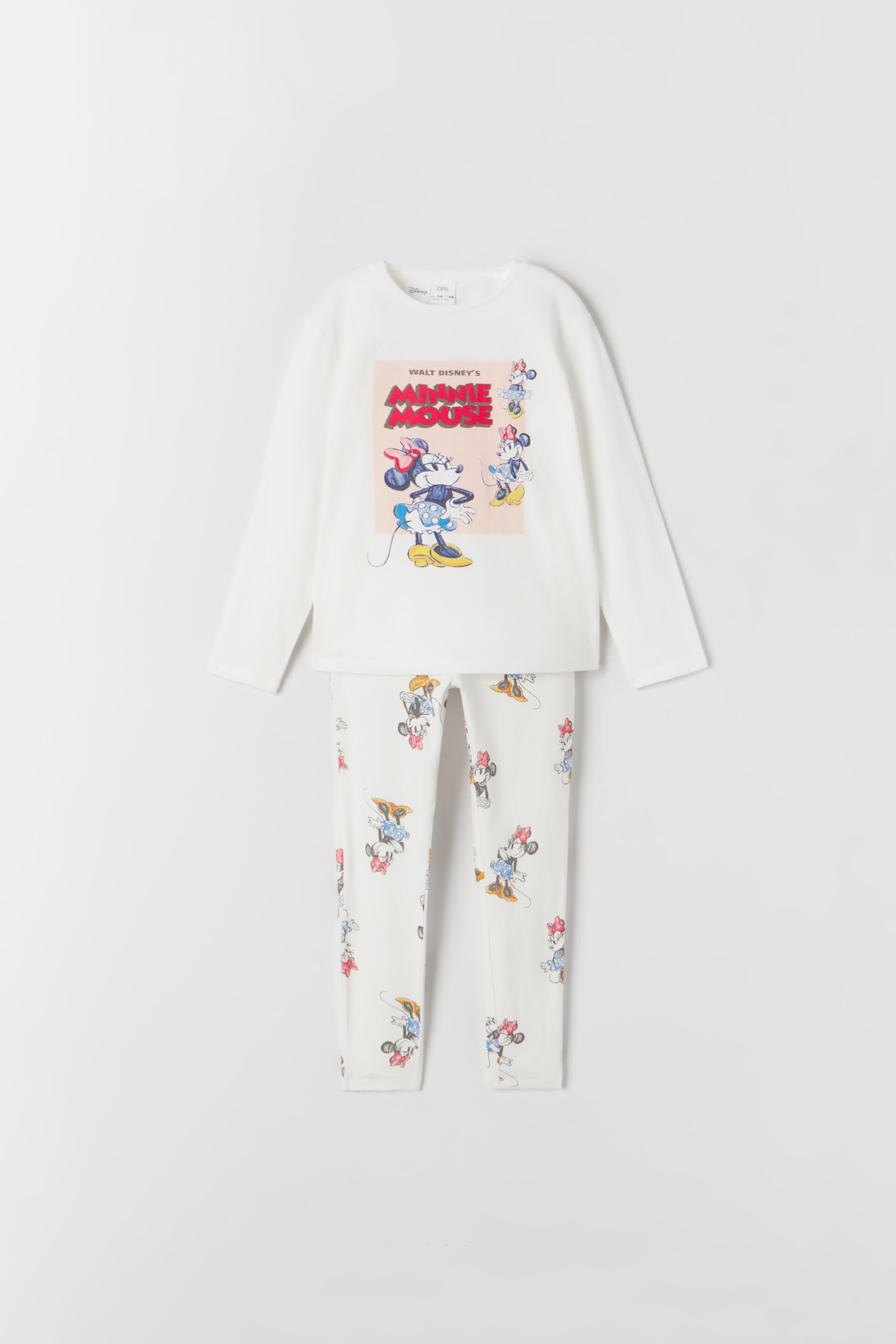 ミニーマウス C ディズニー パジャマ ホワイト Zara Japan 日本 ミニーマウス C ディズニー パジャマ ホワイト Zara Japan 日本