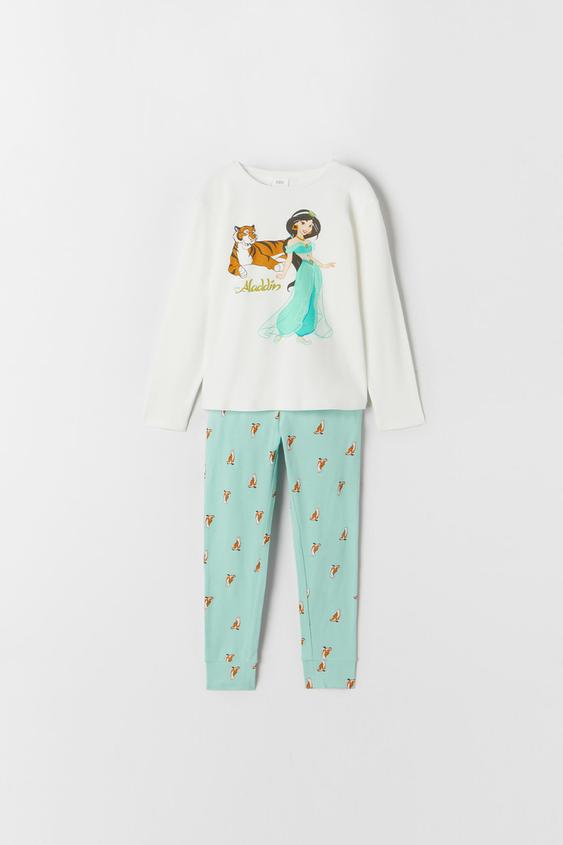 ジャスミン アラジン C ディズニー パジャマ ホワイト Zara Japan 日本 ジャスミン アラジン C ディズニー パジャマ ホワイト Zara Japan 日本