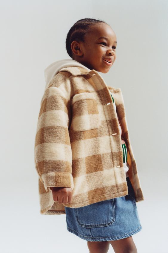 キルティング チェックシャツジャケット キャラメル Zara Japan 日本 キルティング チェックシャツジャケット キャラメル Zara Japan 日本