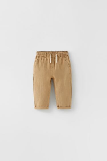 LOOSE-FITTING LINEN TROUSERS