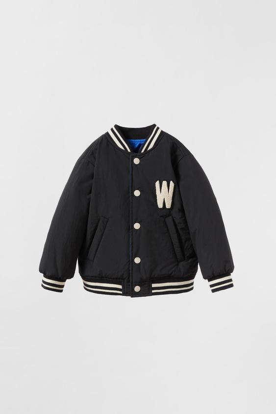 reversible bomber zara