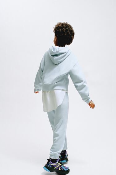PLUSH HOODIE AND TROUSERS SET