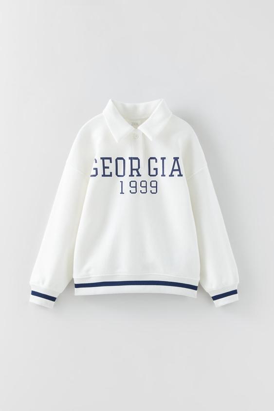 sweatshirt with collar