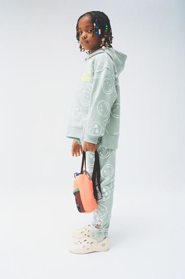 Image 0 of SMILEYWORLD ® HAPPY COLLECTION HOODIE from Zara
