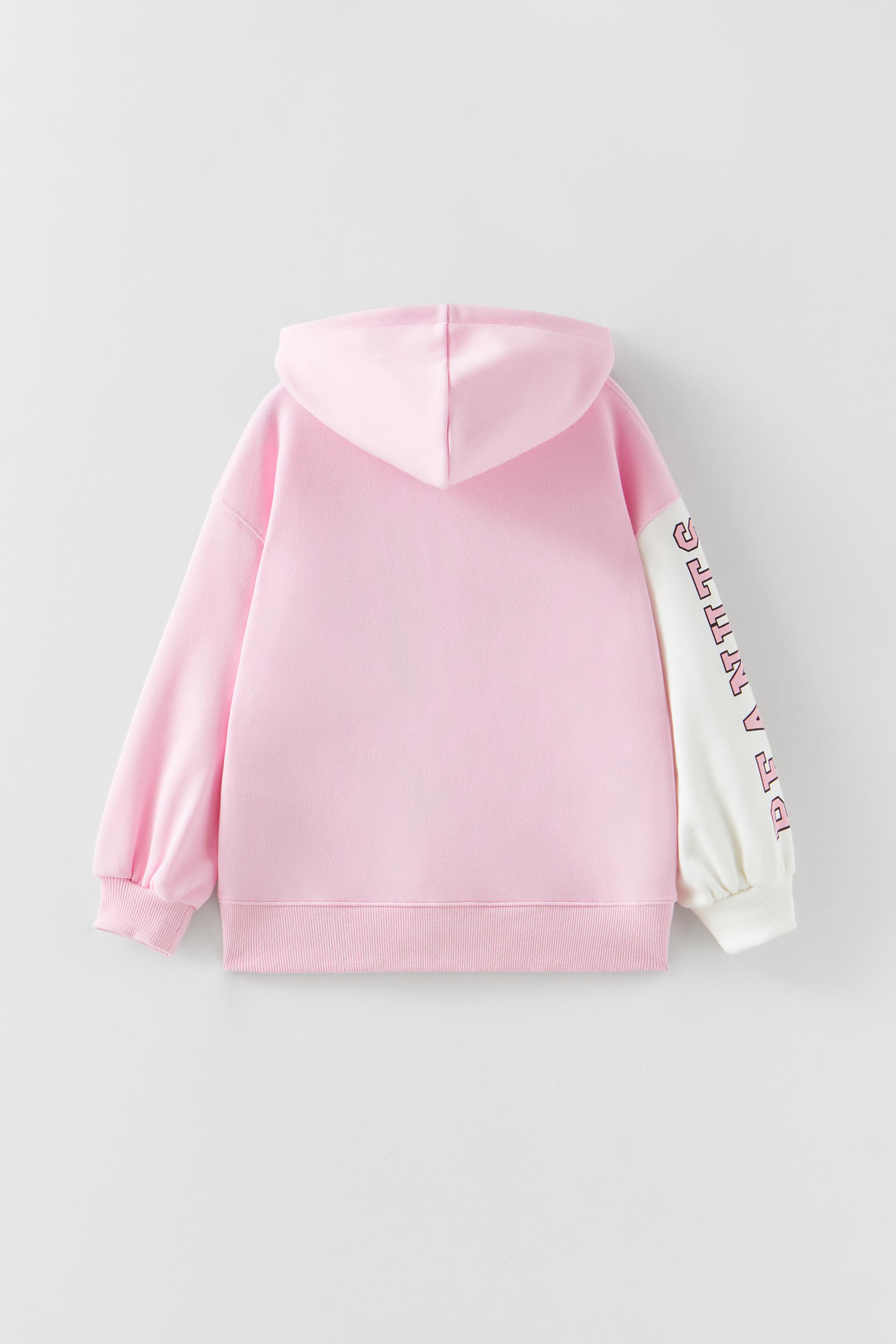 FELPA CON SNOOPY GRAFFITI ® PEANUTS IN SPUGNA - Fucsia | ZARA Italia / Italy