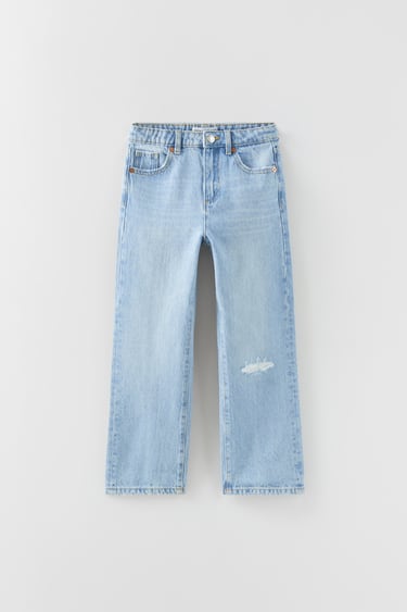 Image 0 of STRAIGHT FIT VINTAGE JEANS from Zara