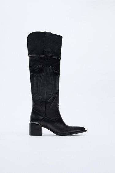 botte cavalière femme zara