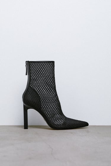 MESH ANKLE BOOTS