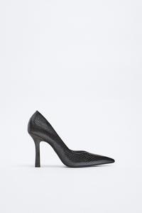 zara snakeskin pumps