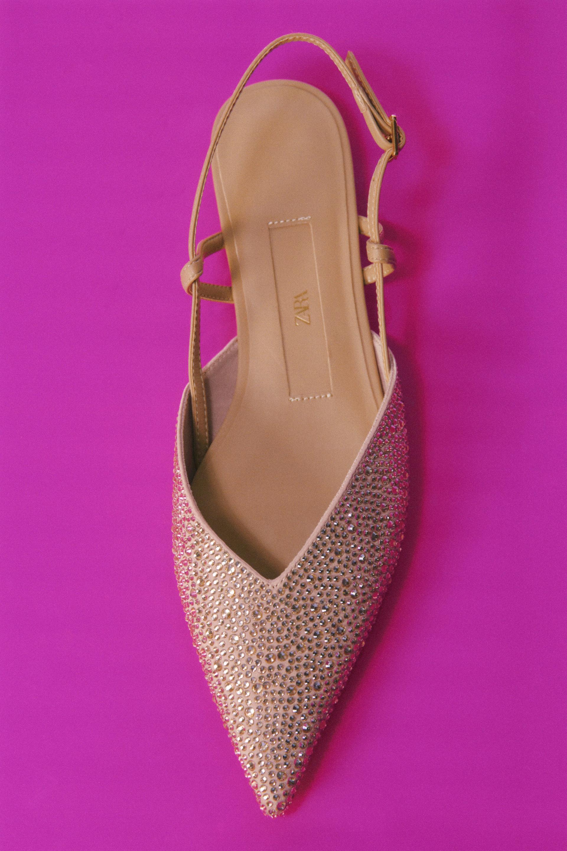 Zara flat shoes for ladies Clearance