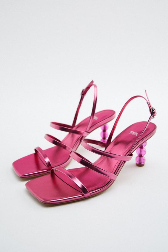 Image 1 of ROUND HEELED SANDALS from Zara