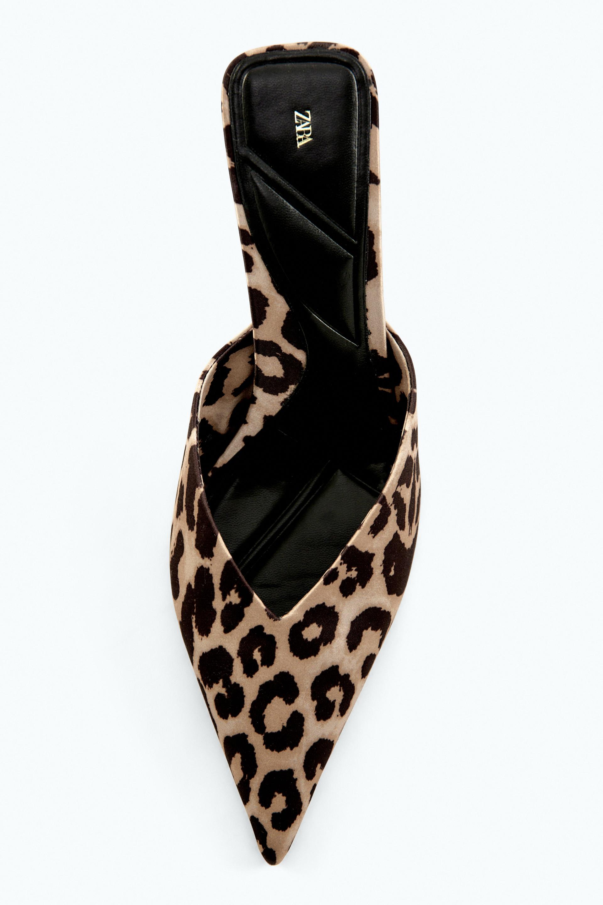 MULE TACÓN ESTAMPADO ANIMAL - Leopardo | ZARA España
