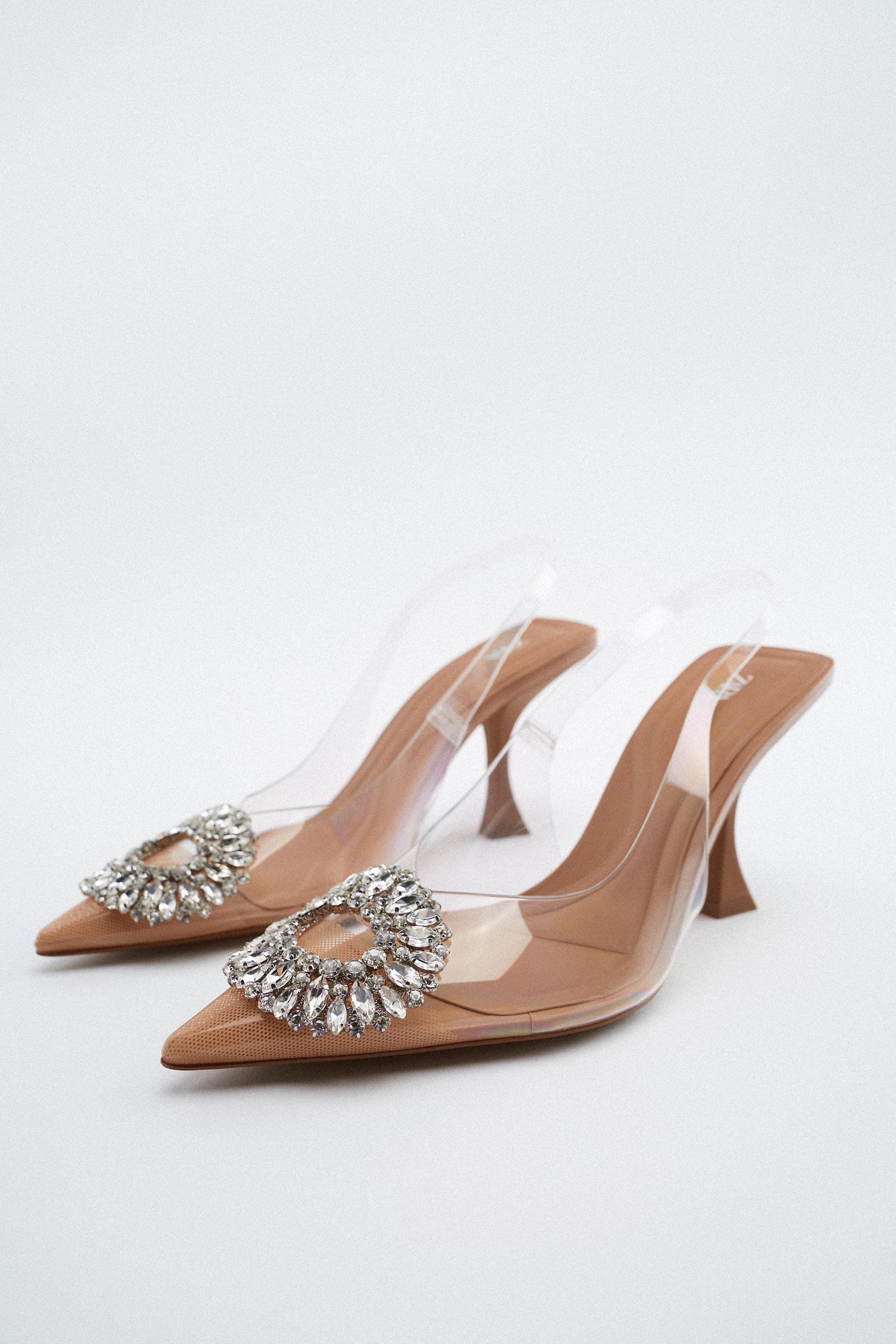 Zara crystal shoes Clearance