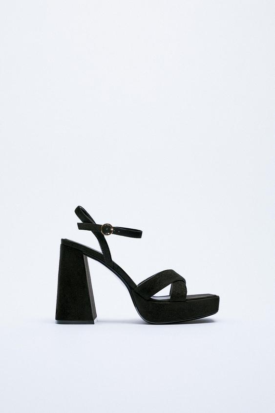 platform sandals without ankle strap