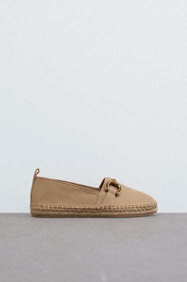 CANVAS ESPADRILLES WITH BUCKLE
