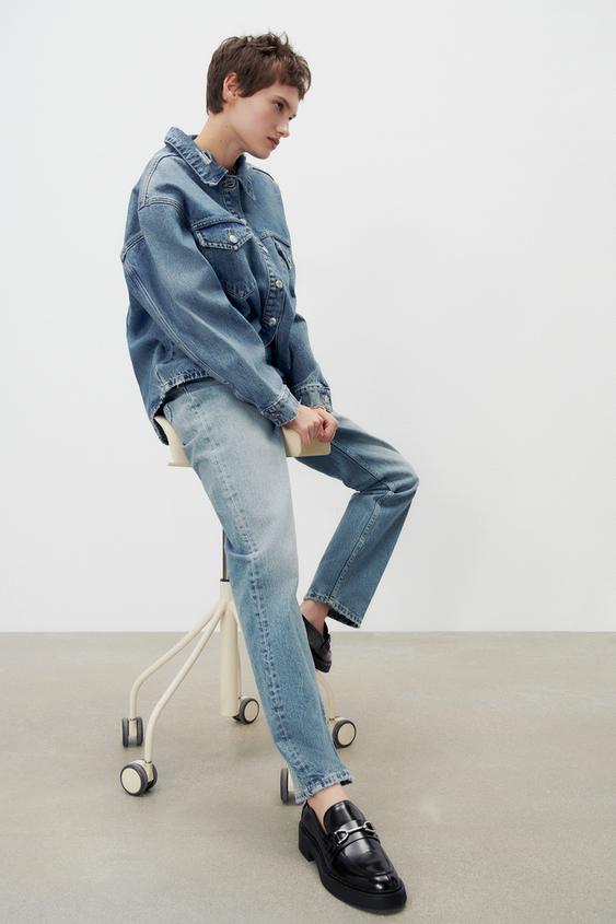 MOCASÍN PLANO SUELA TRACK - Negro | ZARA España