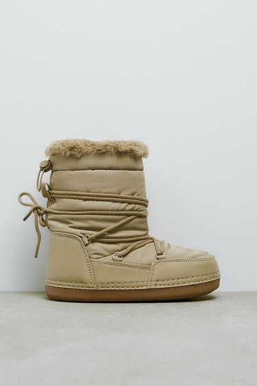 Botines con Cordones de Mujer | ZARA España