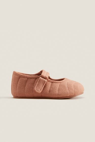 Quilted ballet flats