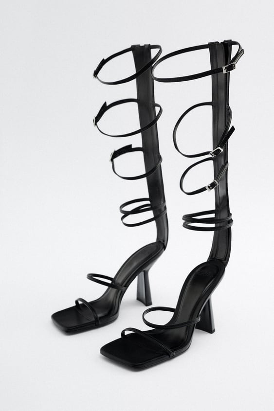 Image 4 of STRAPPY SANDALS from Zara