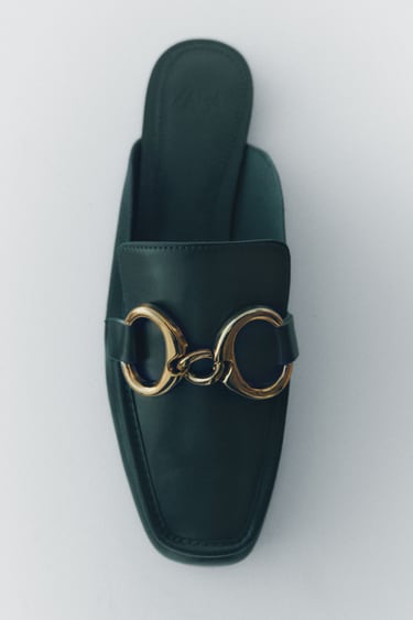MULE LOAFERS WITH BUCKLE