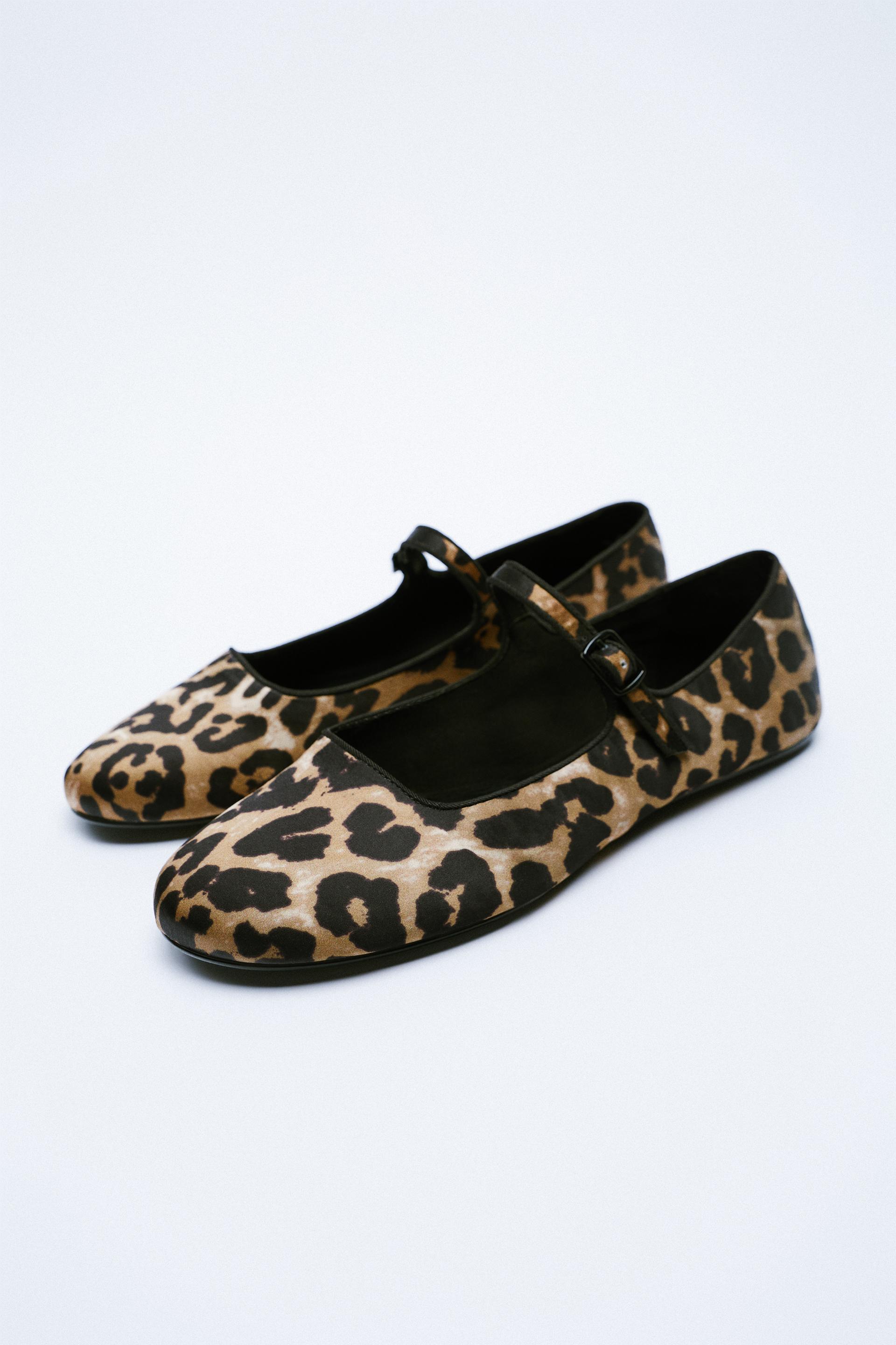 ANIMAL PRINT BALLET FLATS - Leopard 
