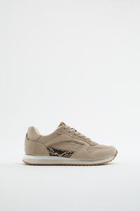 zara beige trainers