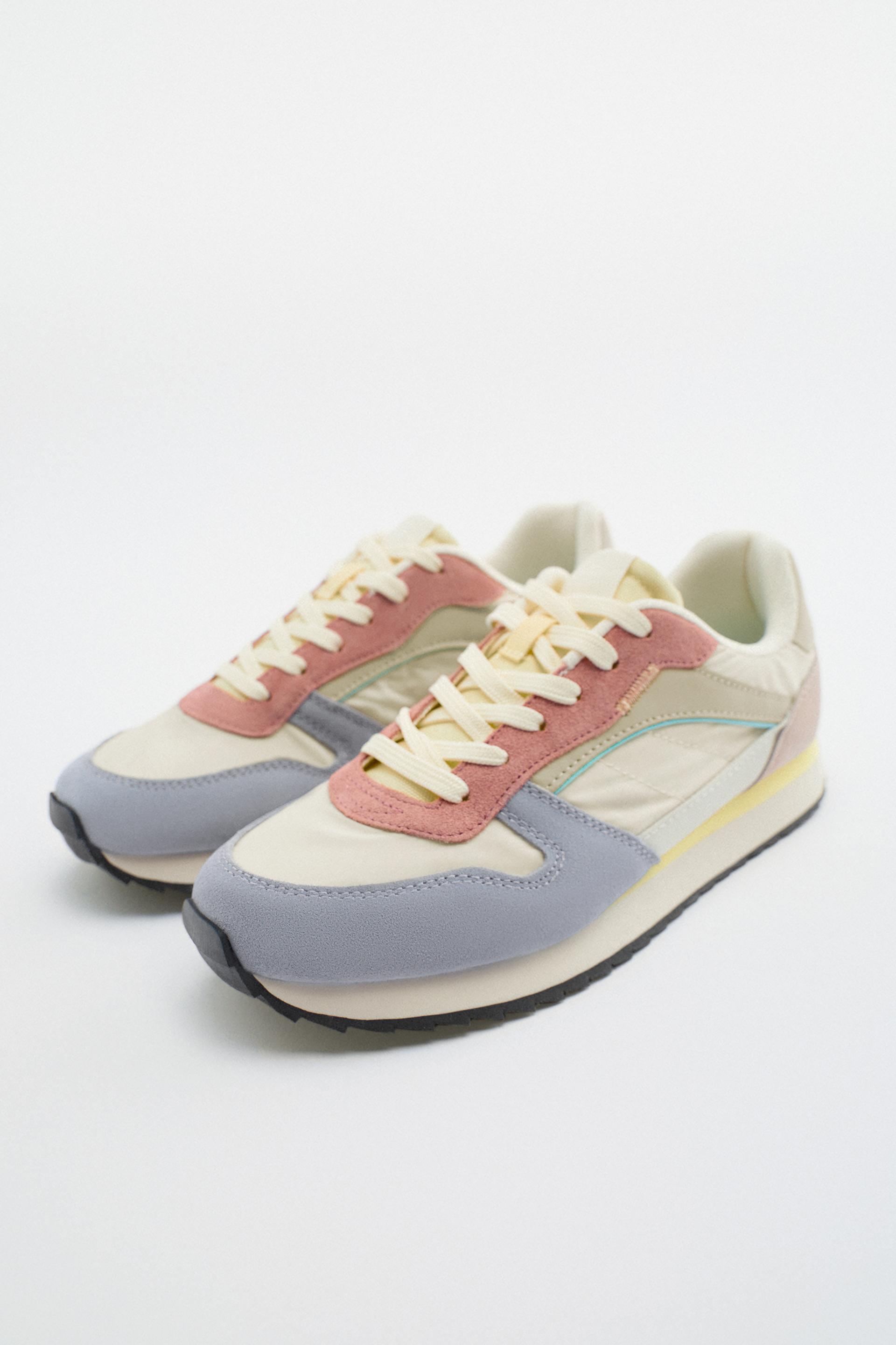 zara soft sneakers