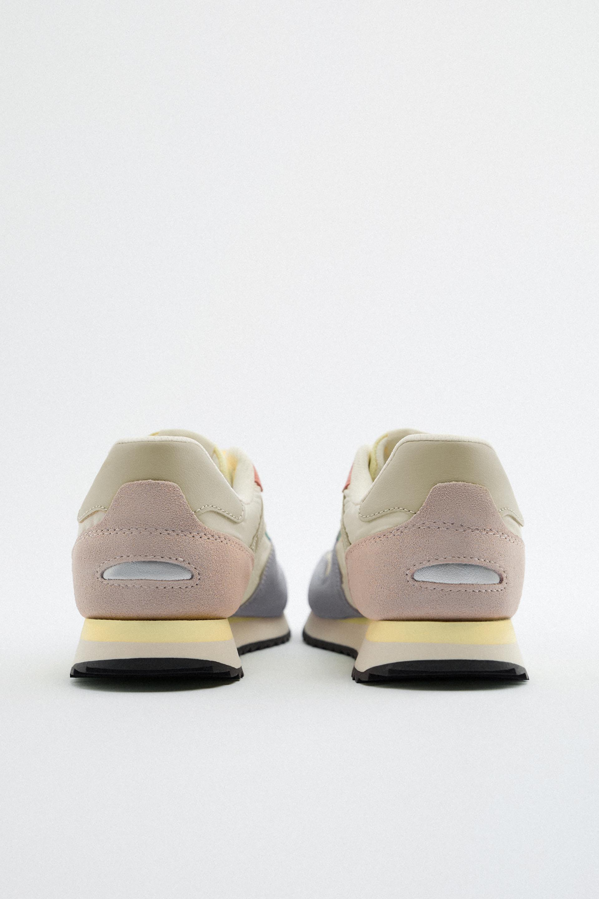 zara soft sneakers