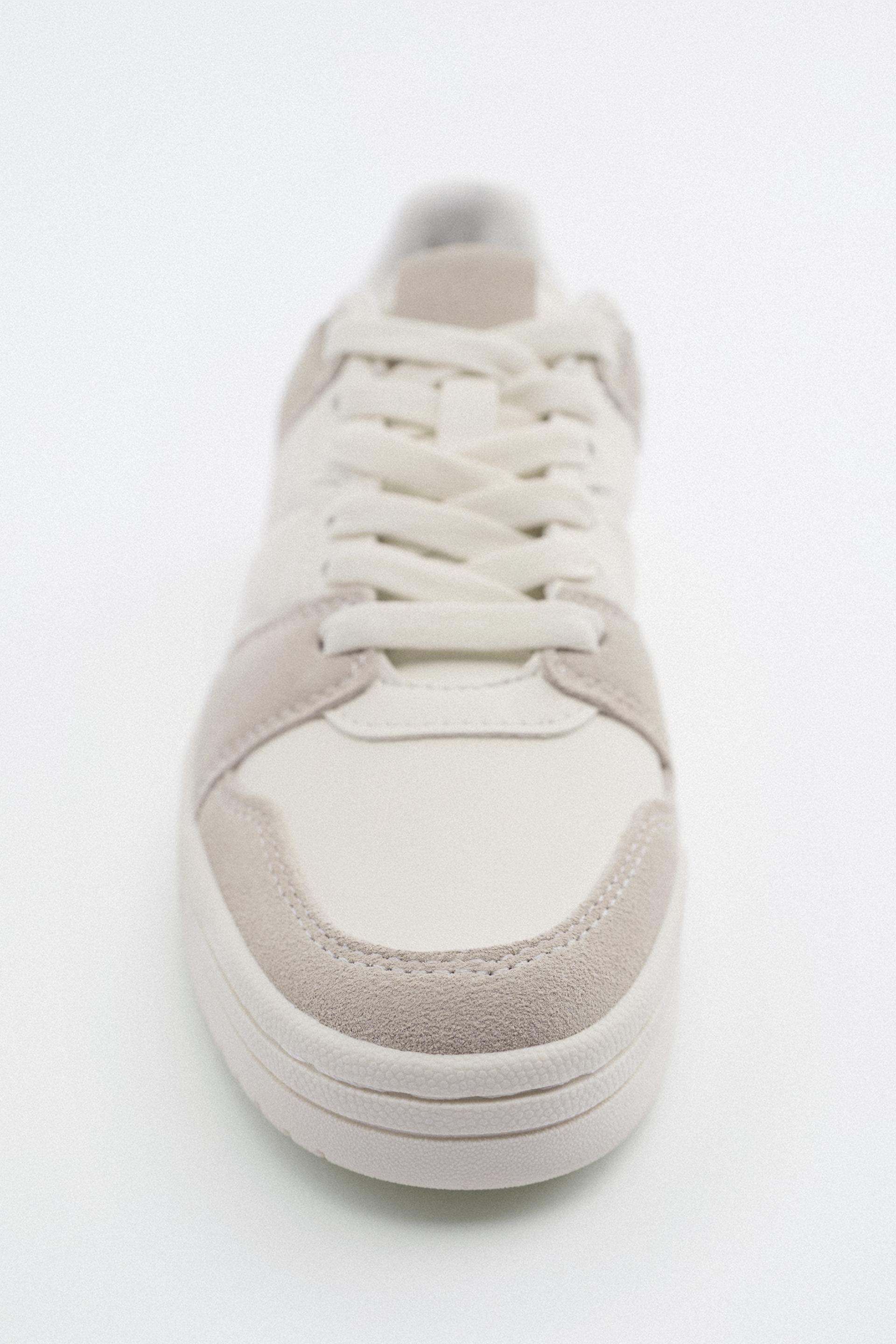 zara quilted trainers