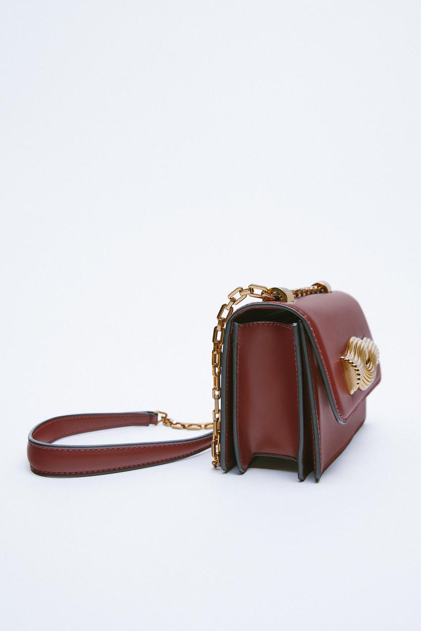 Bandolera roja zara outlet
