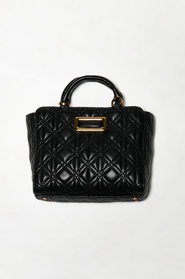QUILTED MINI CITY BAG