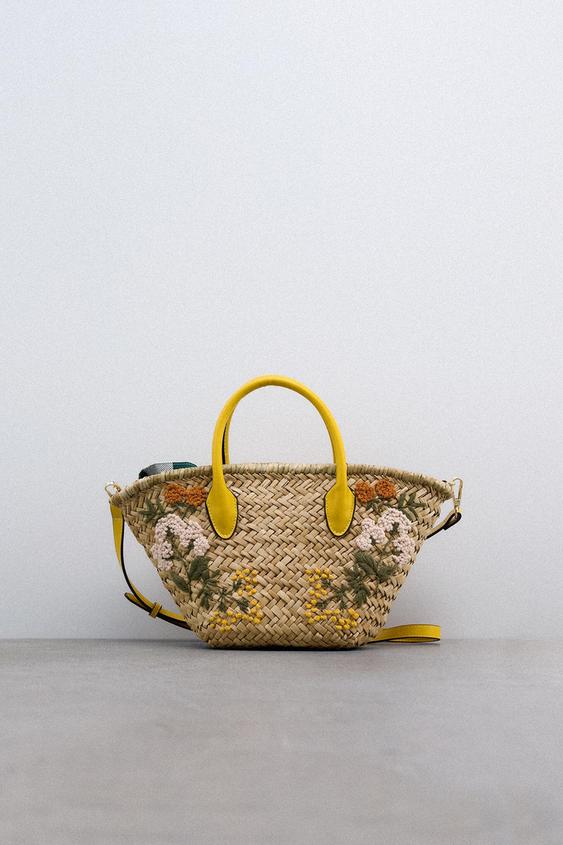 BORSA A CESTA IN RAFIA MINI