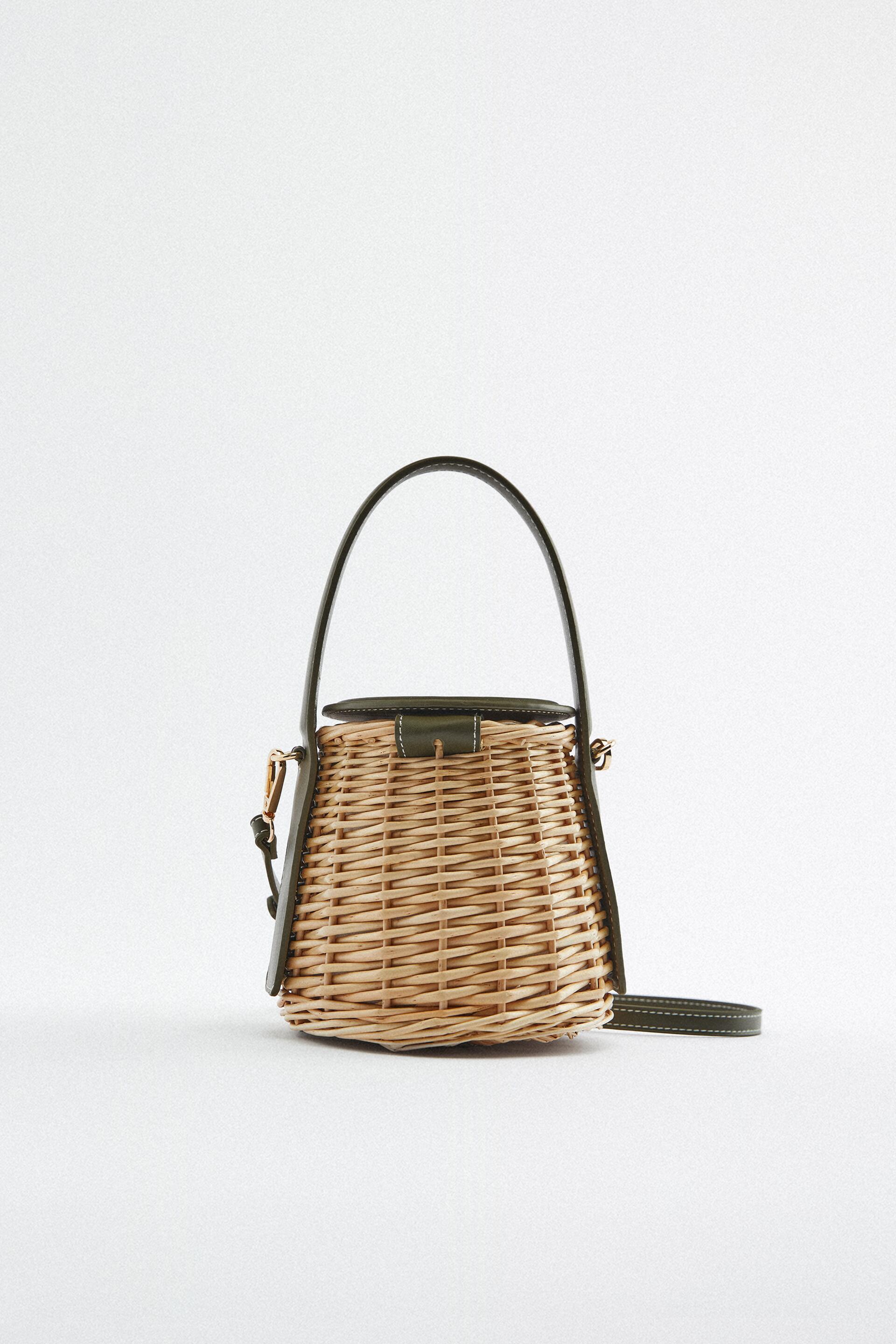 ラタン バスケットバッグ ナチュラル Zara Japan 日本 ラタン バスケットバッグ ナチュラル Zara Japan 日本