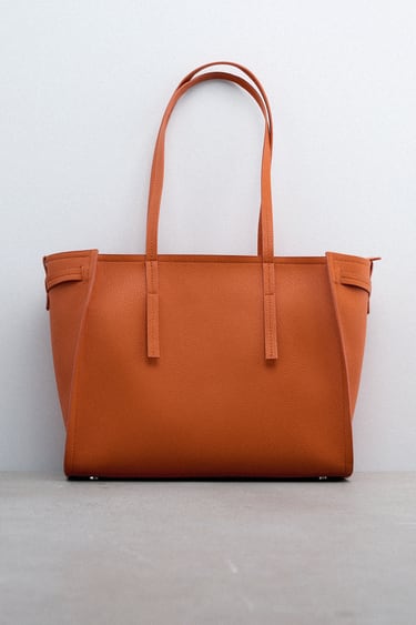 Image 0 of RECTANGULAR SHOPPER BAG from Zara