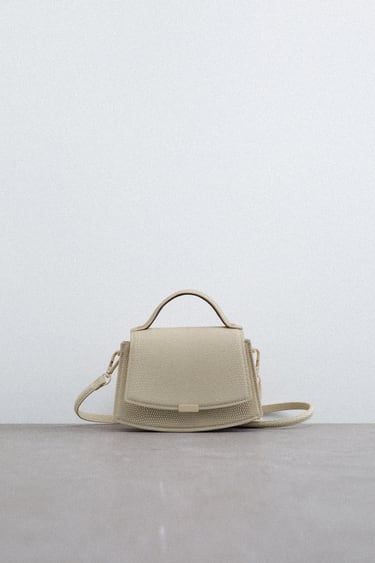 Image 0 of CROSSBODY BAG WITH RAISED DESIGN from Zara