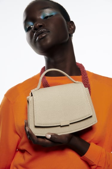 Image 0 of CROSSBODY BAG WITH RAISED DESIGN from Zara