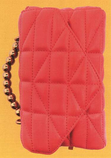 QUILTED CROSSBODY BAG WITH BEAD DETAIL