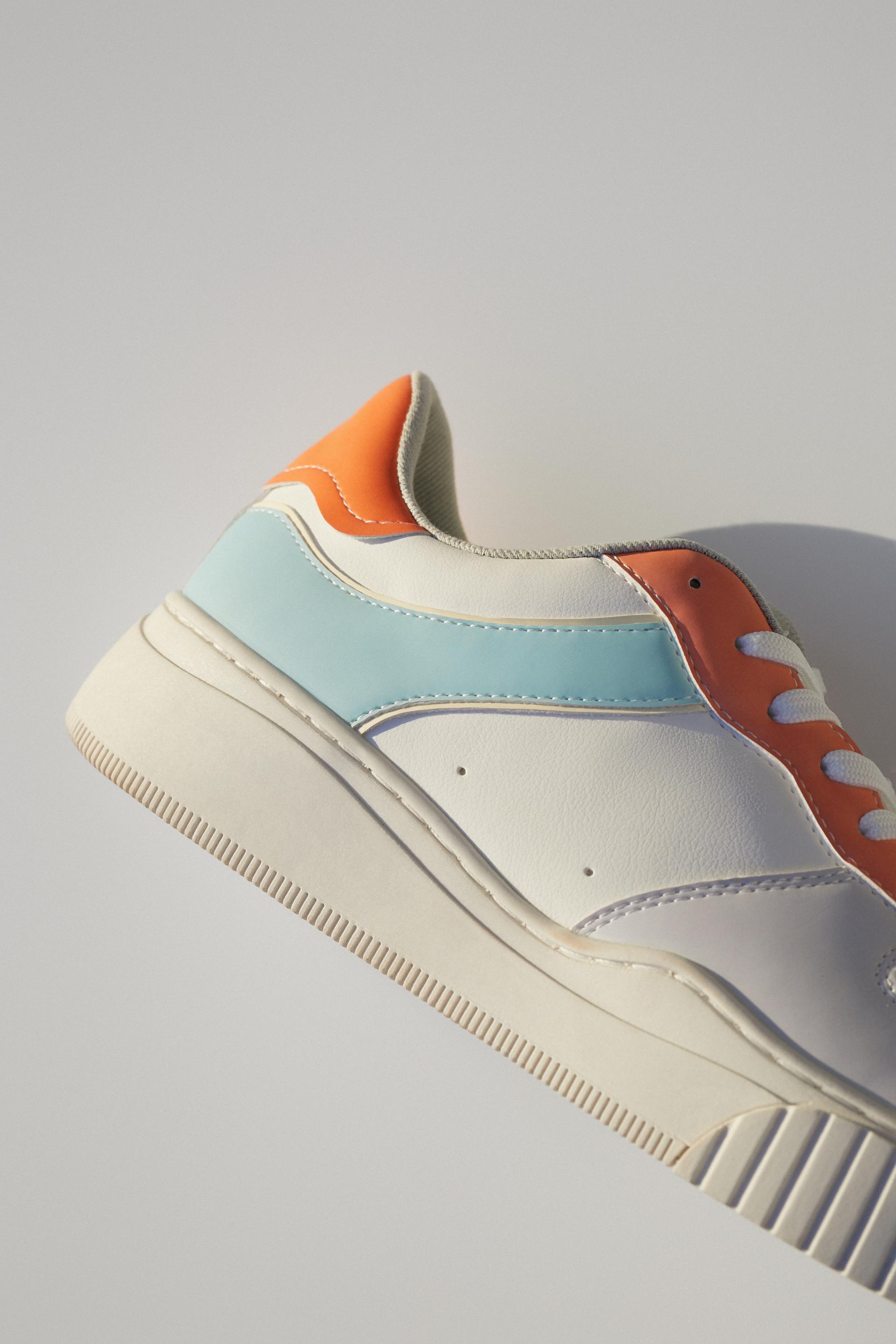 zara colour changing sneakers