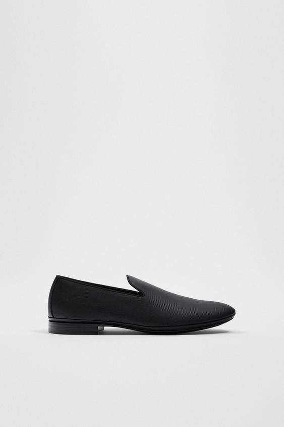 TEXTURED LOAFERS - Black | ZARA Turkey