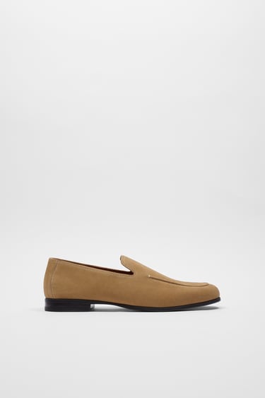 Image 0 of SPLIT SUEDE LOAFERS from Zara