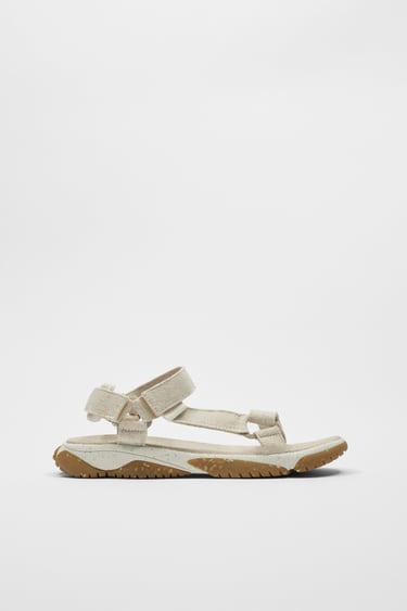 Technical sandals with straps