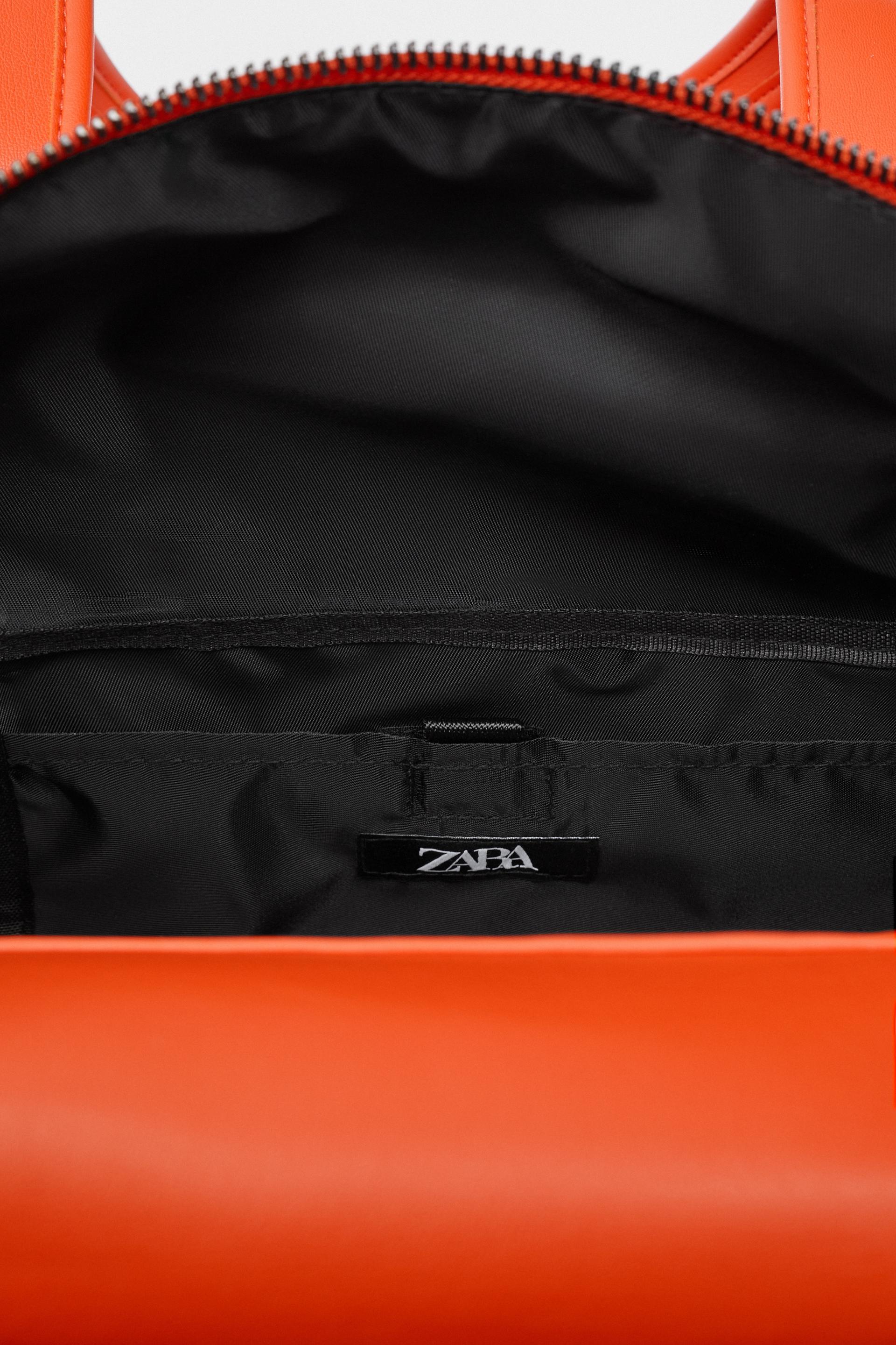 Zara SOLID COLOR DUFFEL BAG 8 Zara SOLID COLOR DUFFEL BAG 9