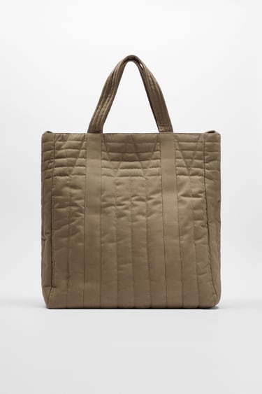 Image 0 of PADDED TOTE from Zara