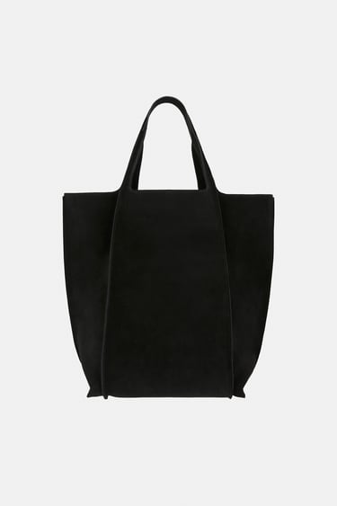 Image 0 of LEATHER TOTE BAG - LIMITED EDITION from Zara