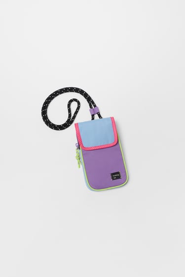 KIDS/ MULTICOLOURED MOBILE PHONE BAG