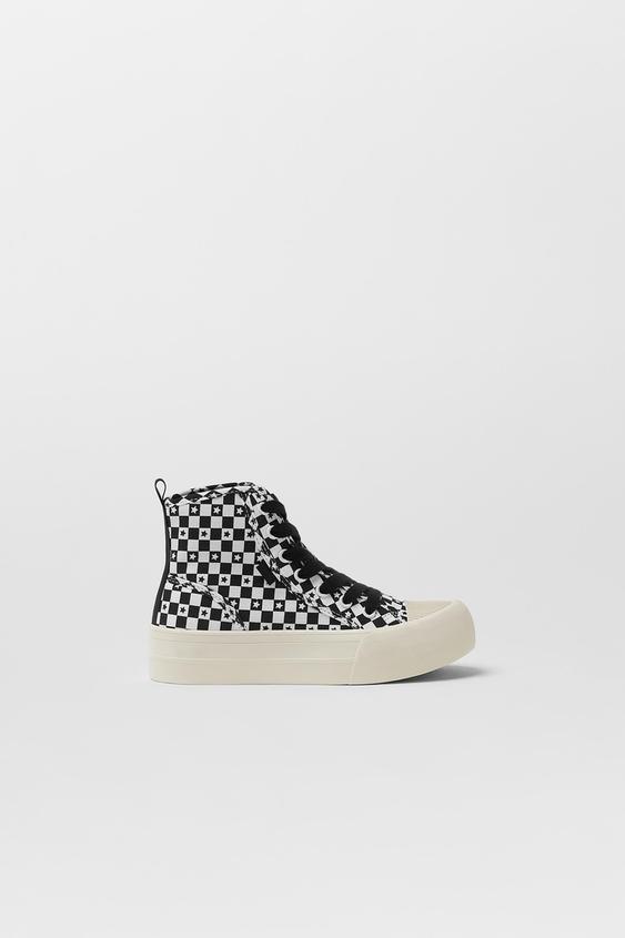 leopard print trainers zara